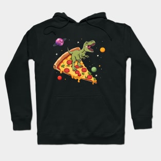 Dinosaur Pizza Space Hoodie